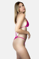 Mia Pink Velvet Bikini - www.loocaswim.com